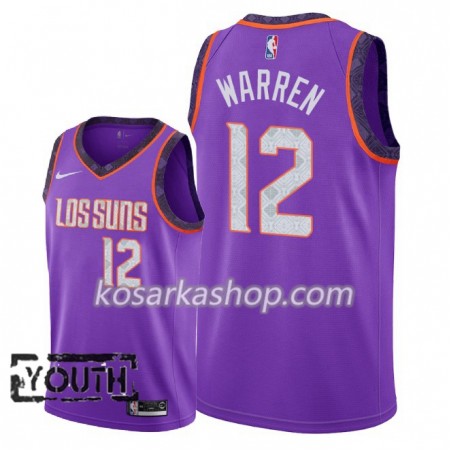Dres Phoenix Suns T.J. Warren 12 Nike 2018-19 City Edition Ljubičasta Swingman - Dječji